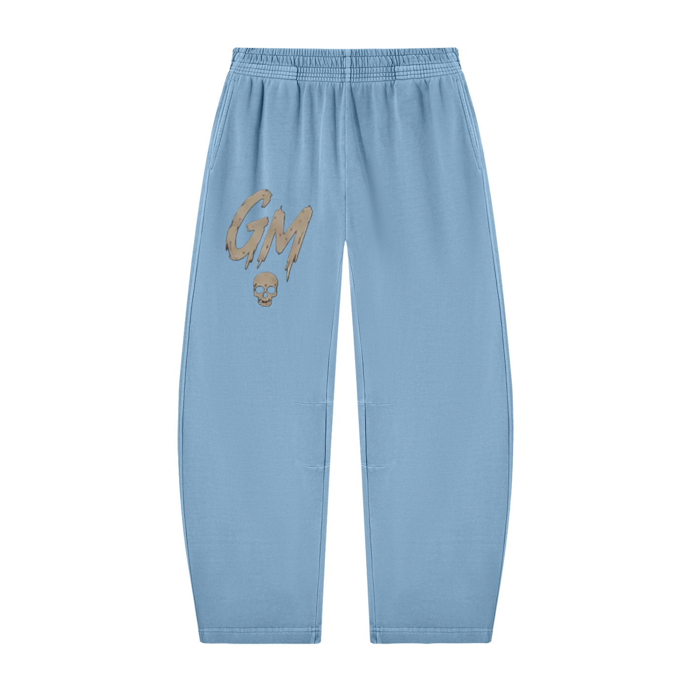 Unisex Vintage Washed Barrel Leg Sweatpants