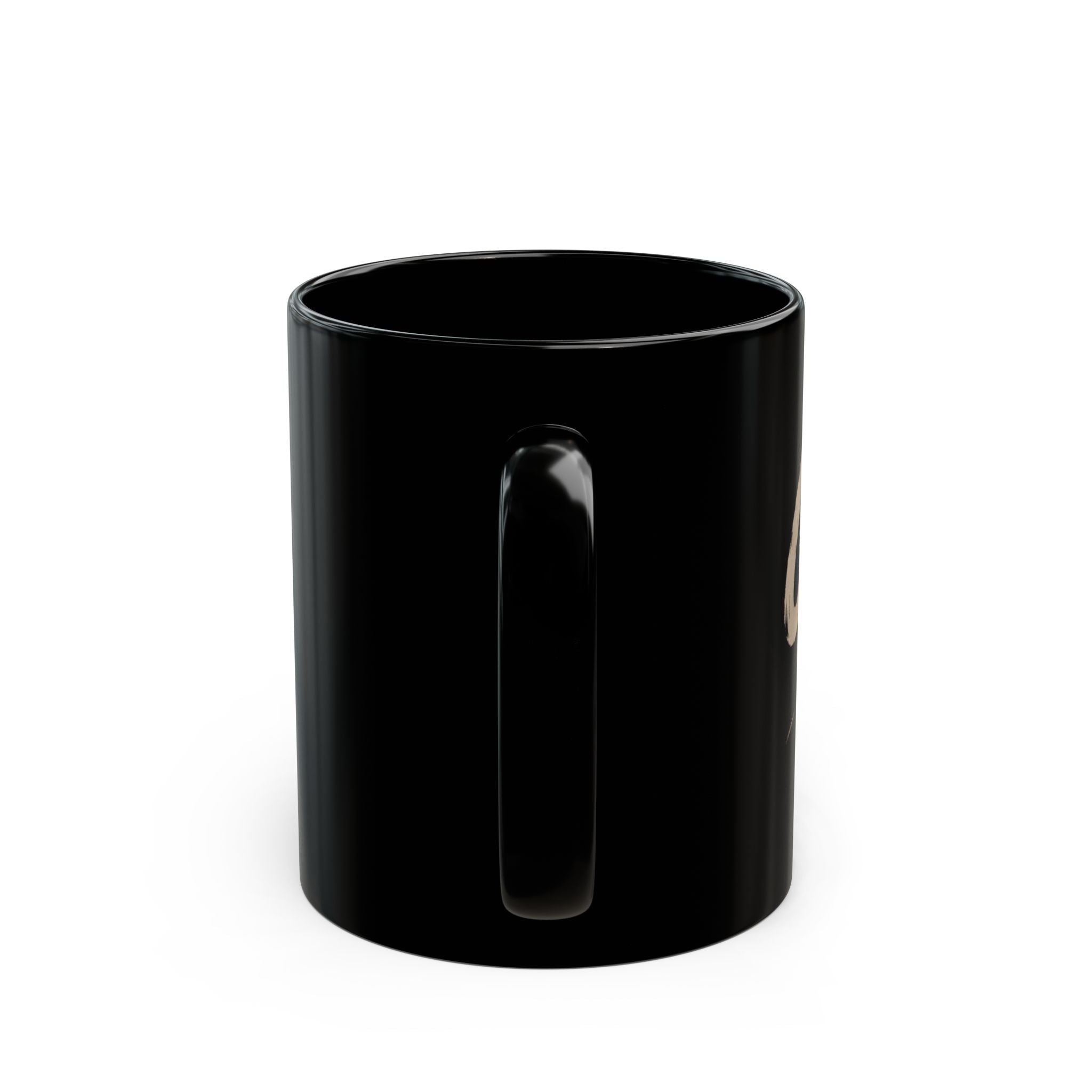 Black Coffee Mug – Minimalist Matte Black Ceramic Cup
