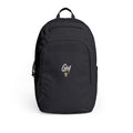 Embroidered Defender 5 Backpack — adidas® Black Logo Travel Pack
