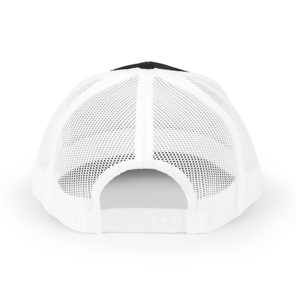 Retro Trucker Hat — GM Skull Vintage Logo Mesh Cap