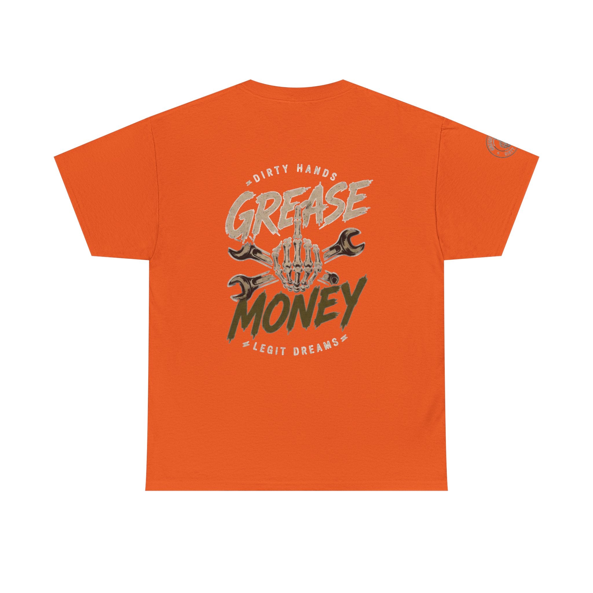 Grease Money Graphic Tee — Vintage Mechanic Car Wrench Shirt