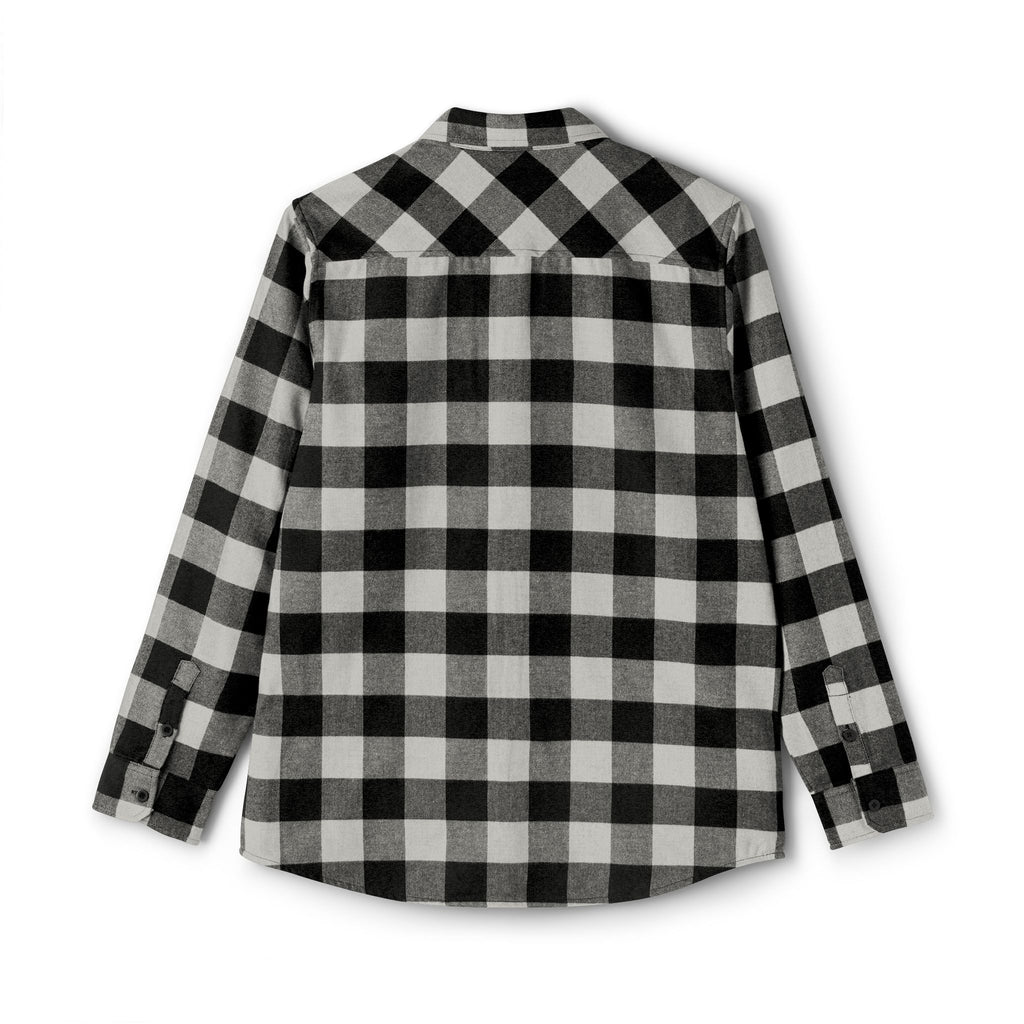 GM, Black & White Buffalo Plaid Flannel Shirt