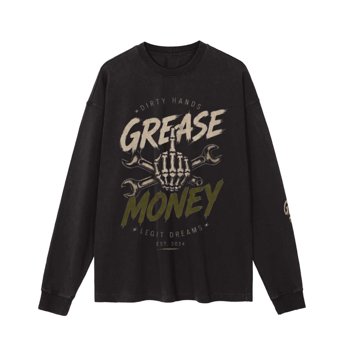 Vintage Washed Long Sleeve T-Shirt