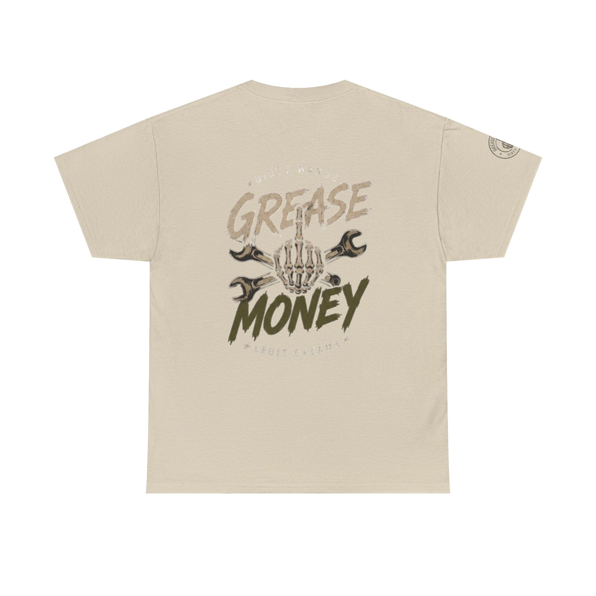 Grease Money Graphic Tee — Vintage Mechanic Car Wrench Shirt