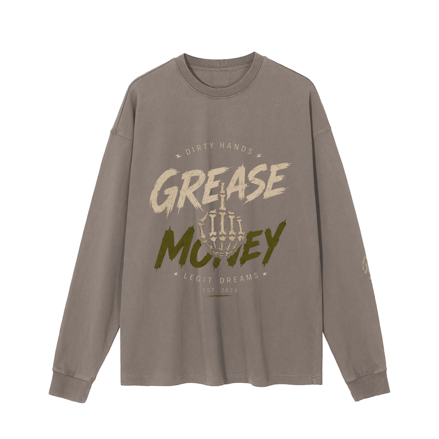 Vintage Washed Long Sleeve T-Shirt