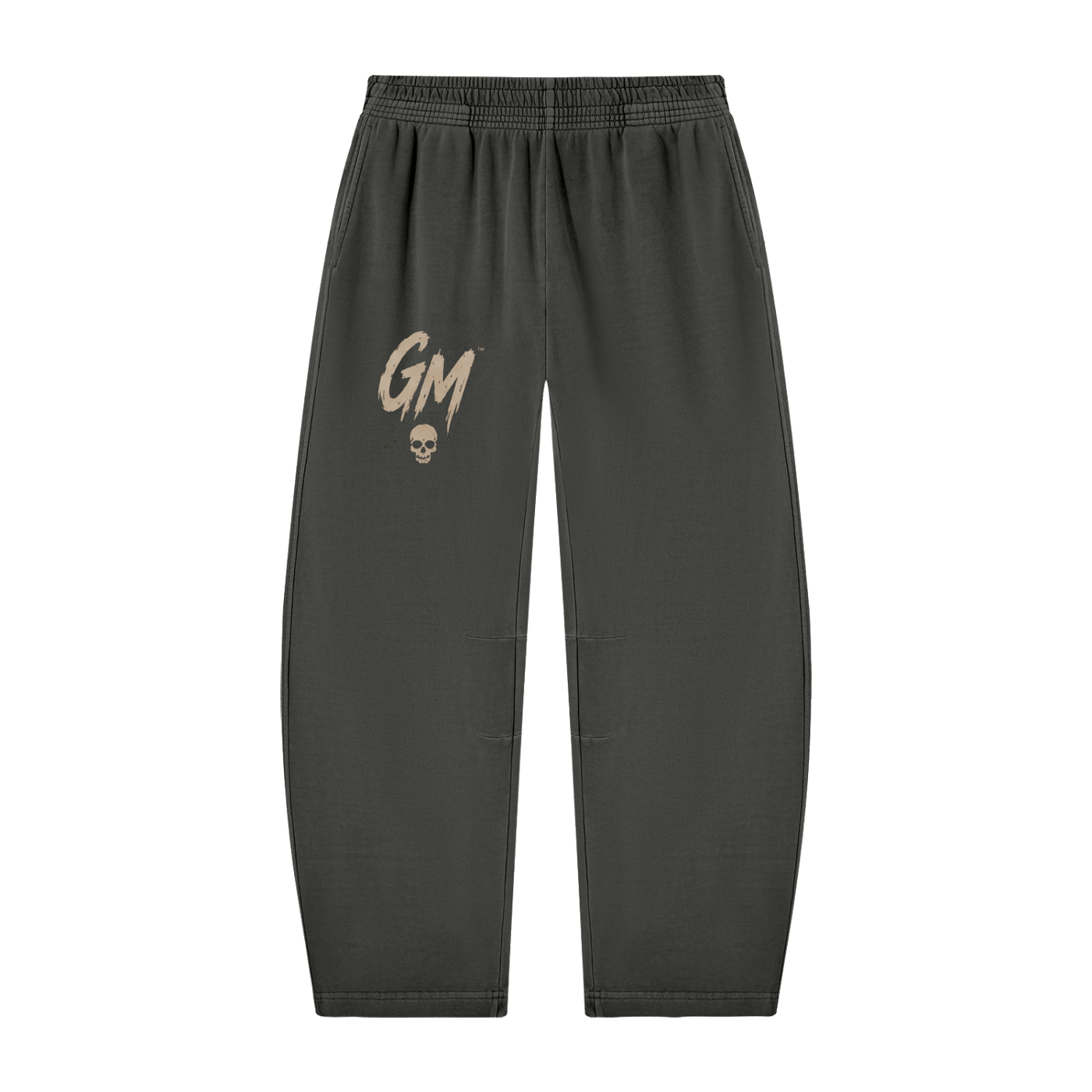 Unisex Vintage Washed Barrel Leg Sweatpants