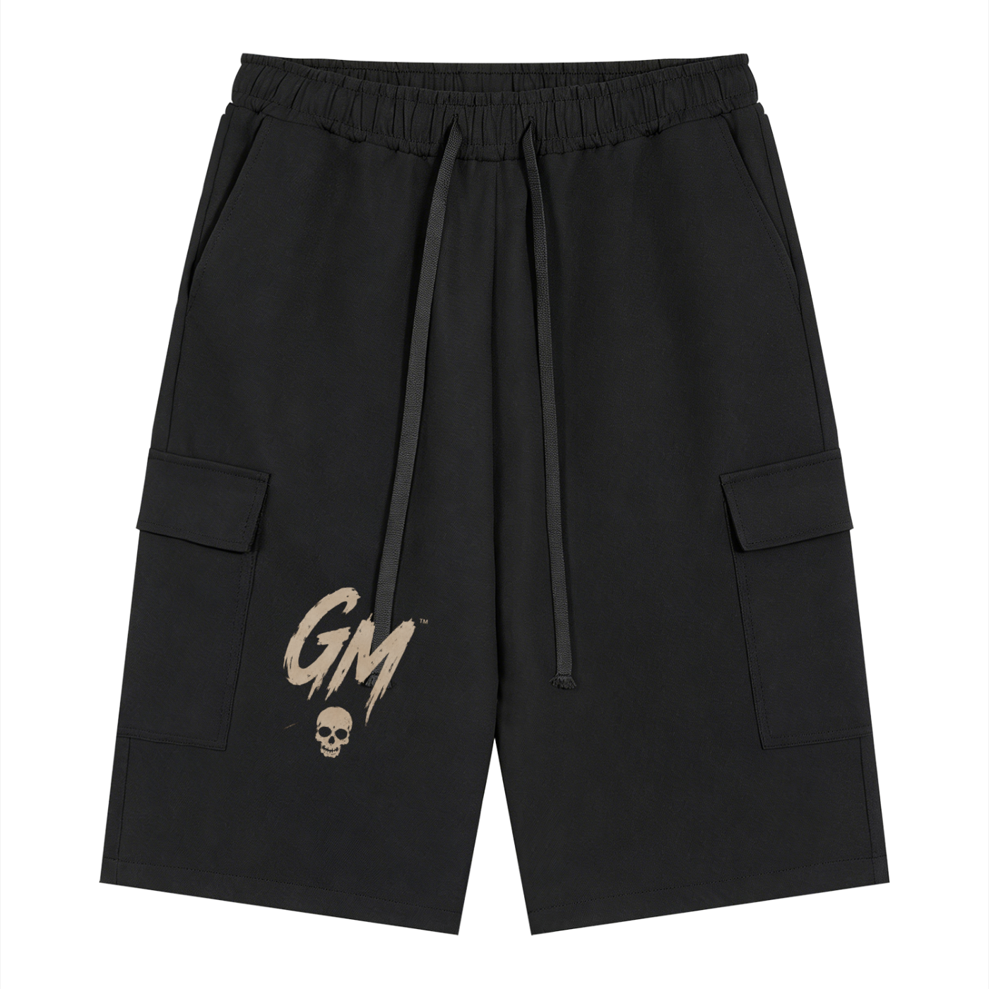 Unisex Drawstring Cargo Shorts