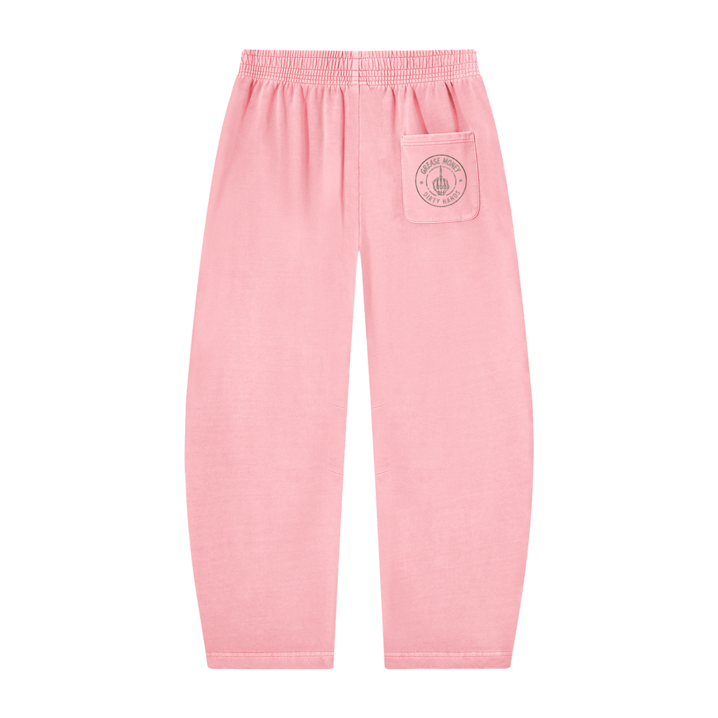 Unisex Vintage Washed Barrel Leg Sweatpants