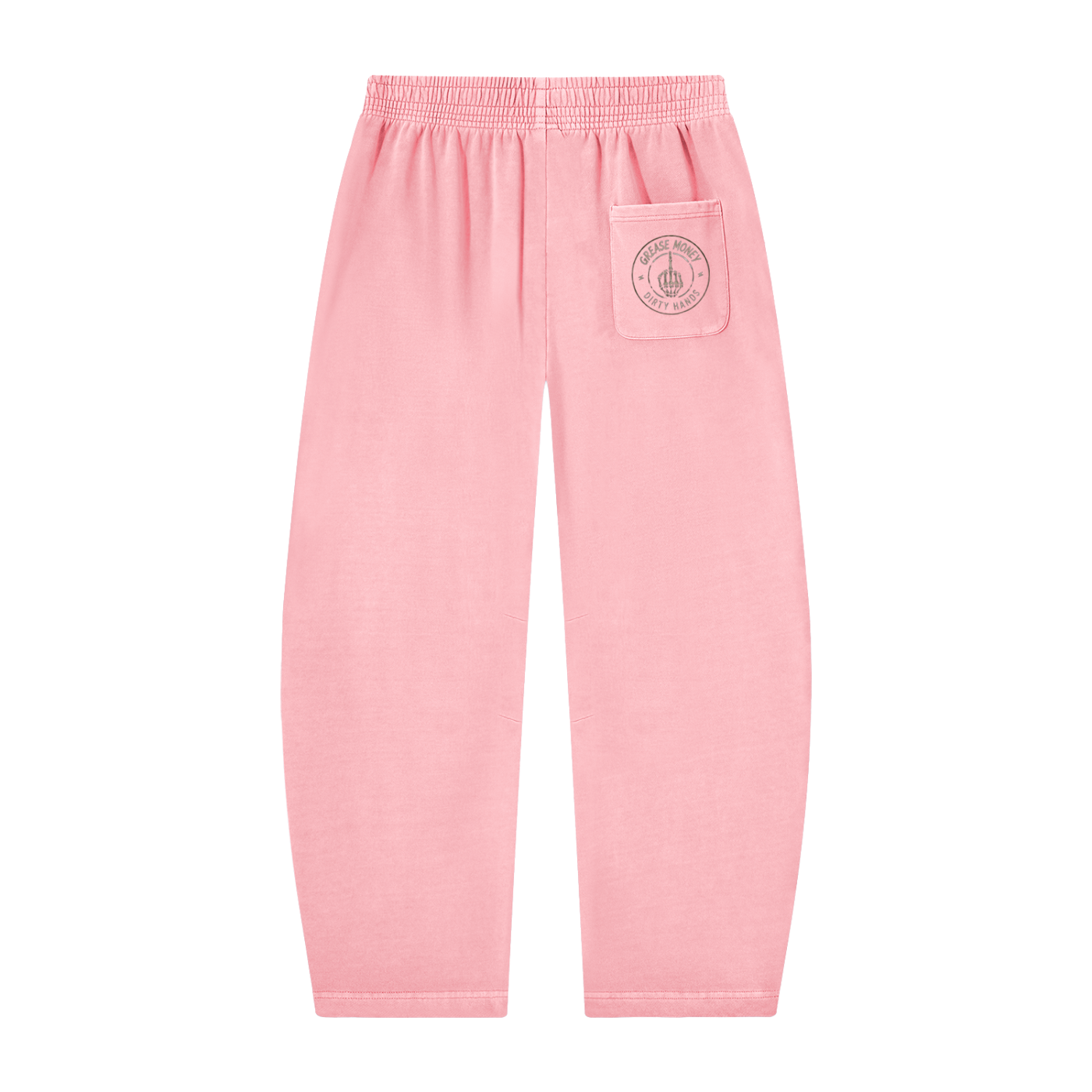 Unisex Vintage Washed Barrel Leg Sweatpants