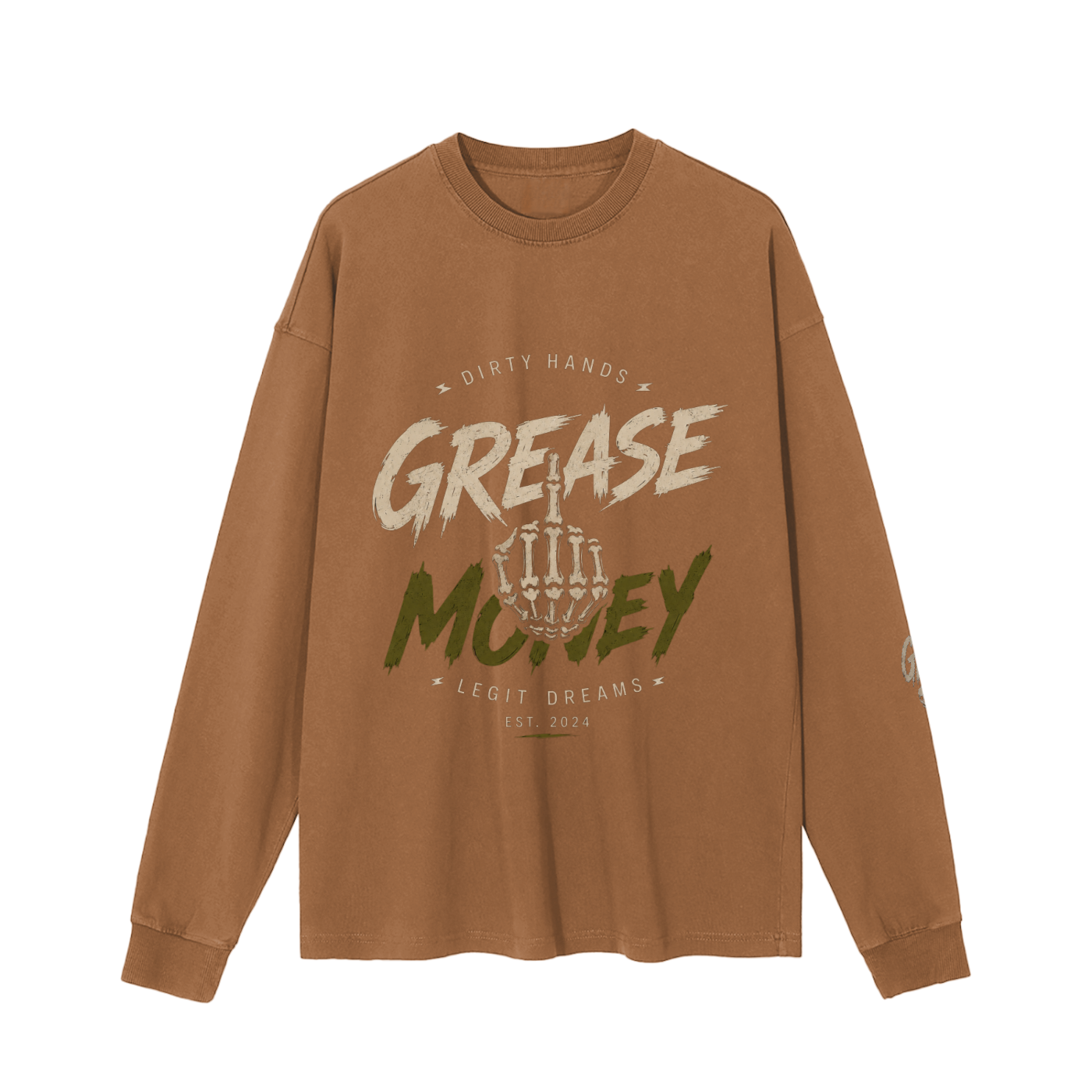 Vintage Washed Long Sleeve T-Shirt