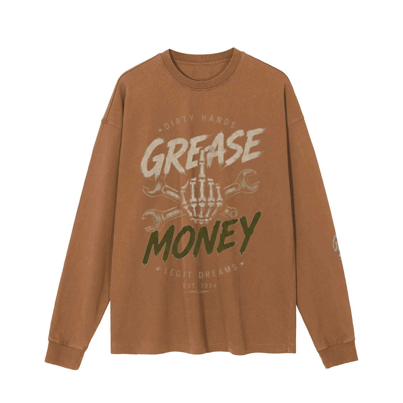 Vintage Washed Long Sleeve T-Shirt