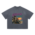 Vintage Washed Distressed Boxy Oversized T-Shirt