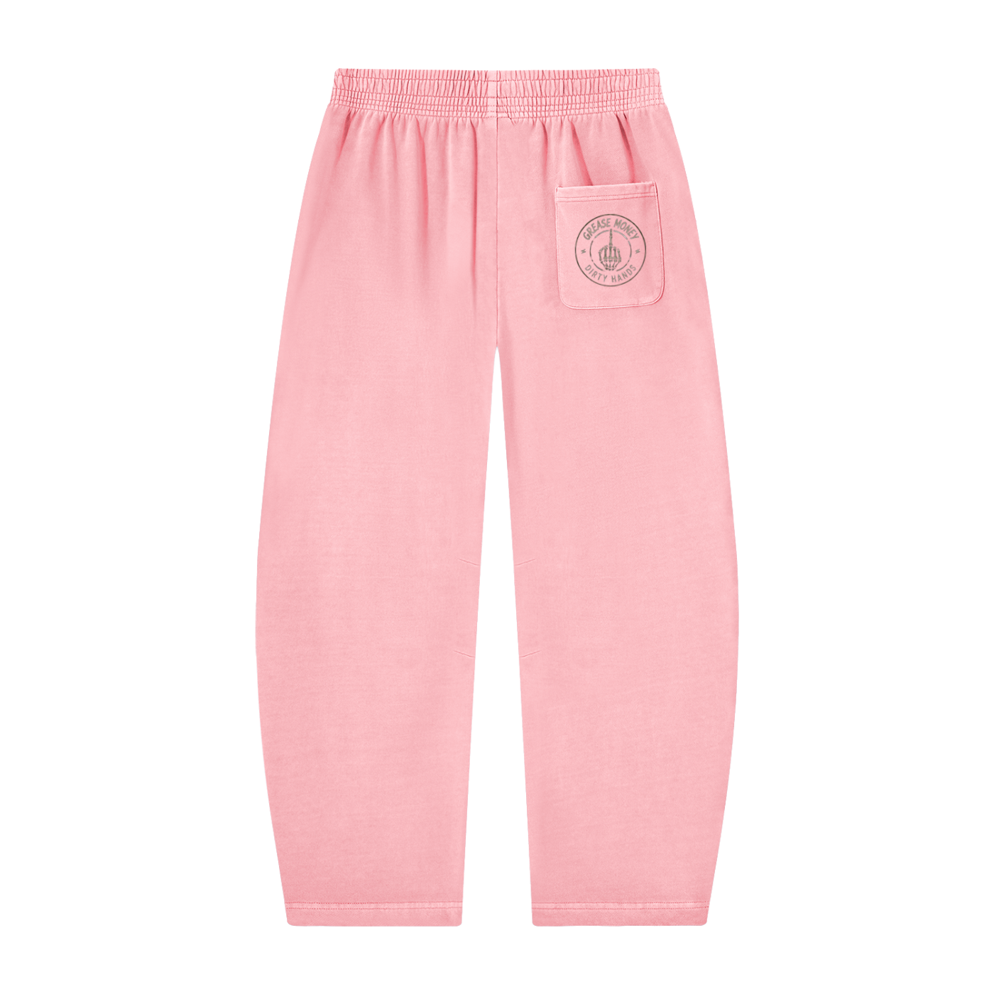 Unisex Vintage Washed Barrel Leg Sweatpants