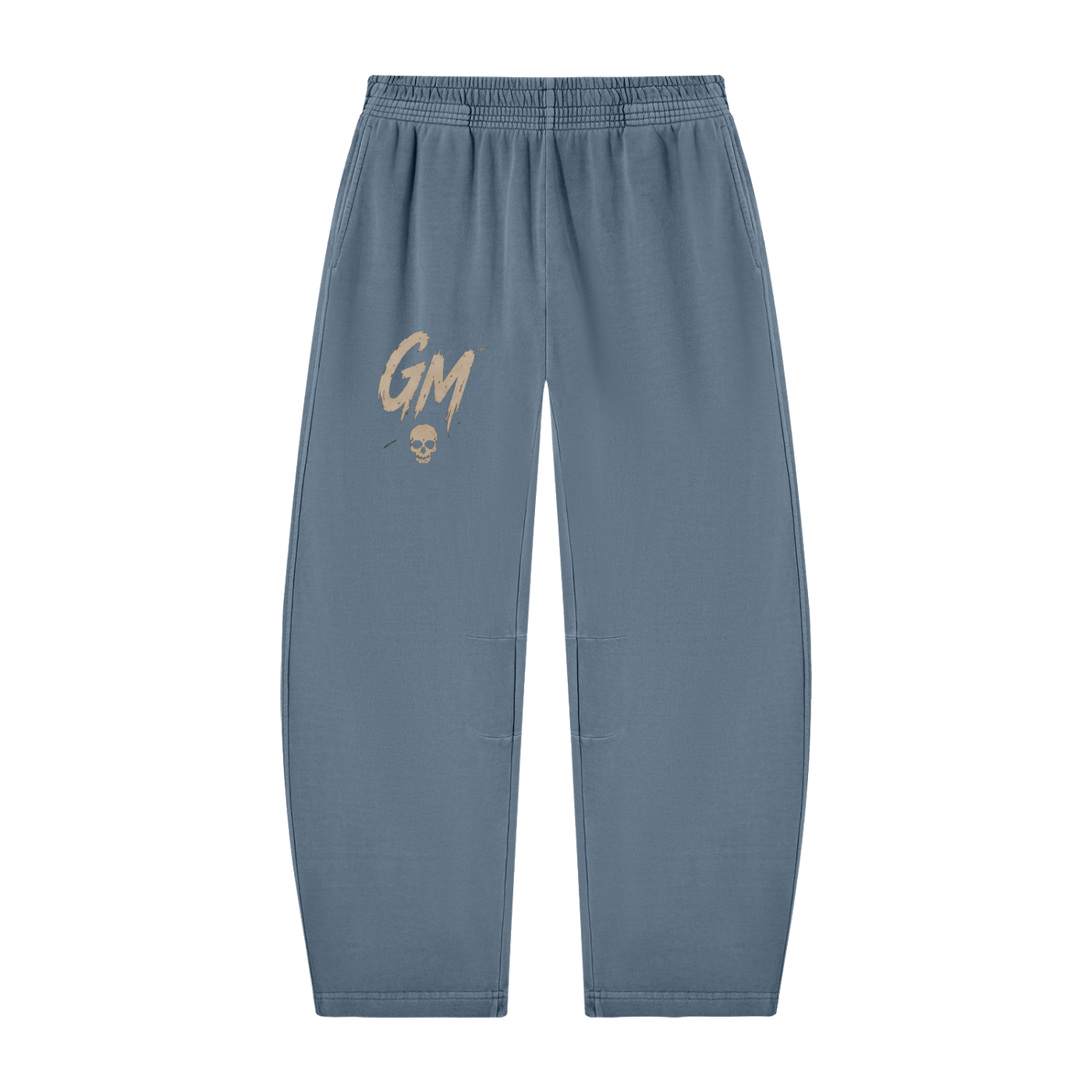 Unisex Vintage Washed Barrel Leg Sweatpants