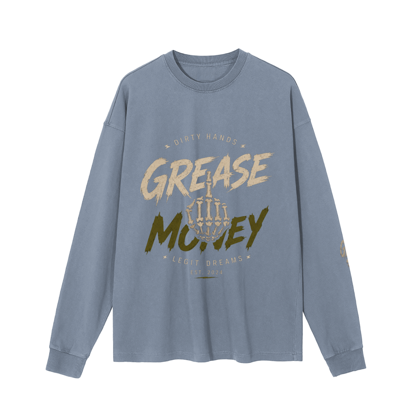 Vintage Washed Long Sleeve T-Shirt
