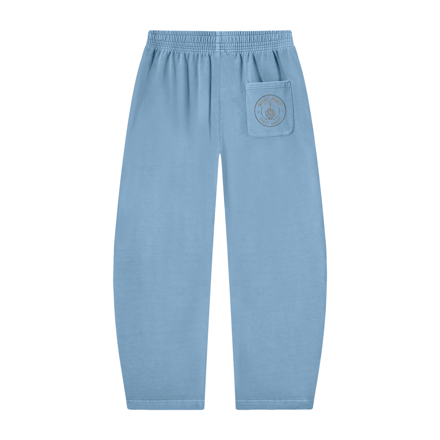 Unisex Vintage Washed Barrel Leg Sweatpants