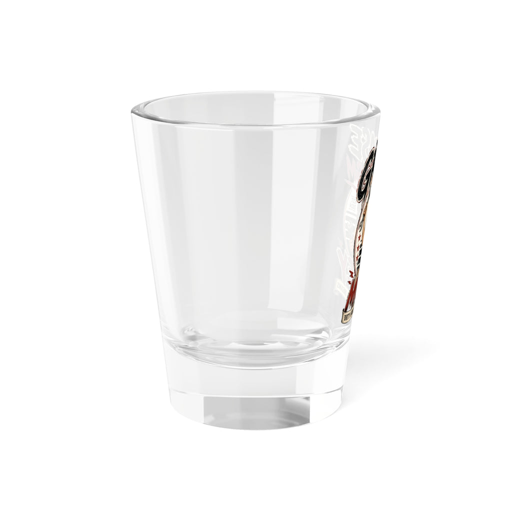 Grease Money Pin-Up Shot Glass – Retro ‘Grease & Money’ Mechanic Design