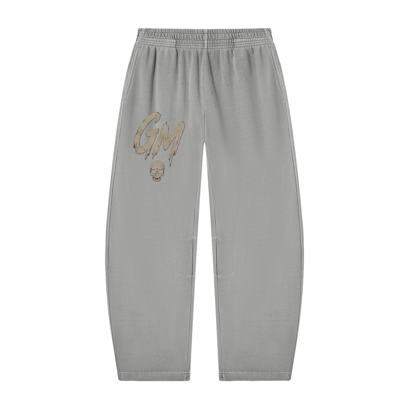 Unisex Vintage Washed Barrel Leg Sweatpants