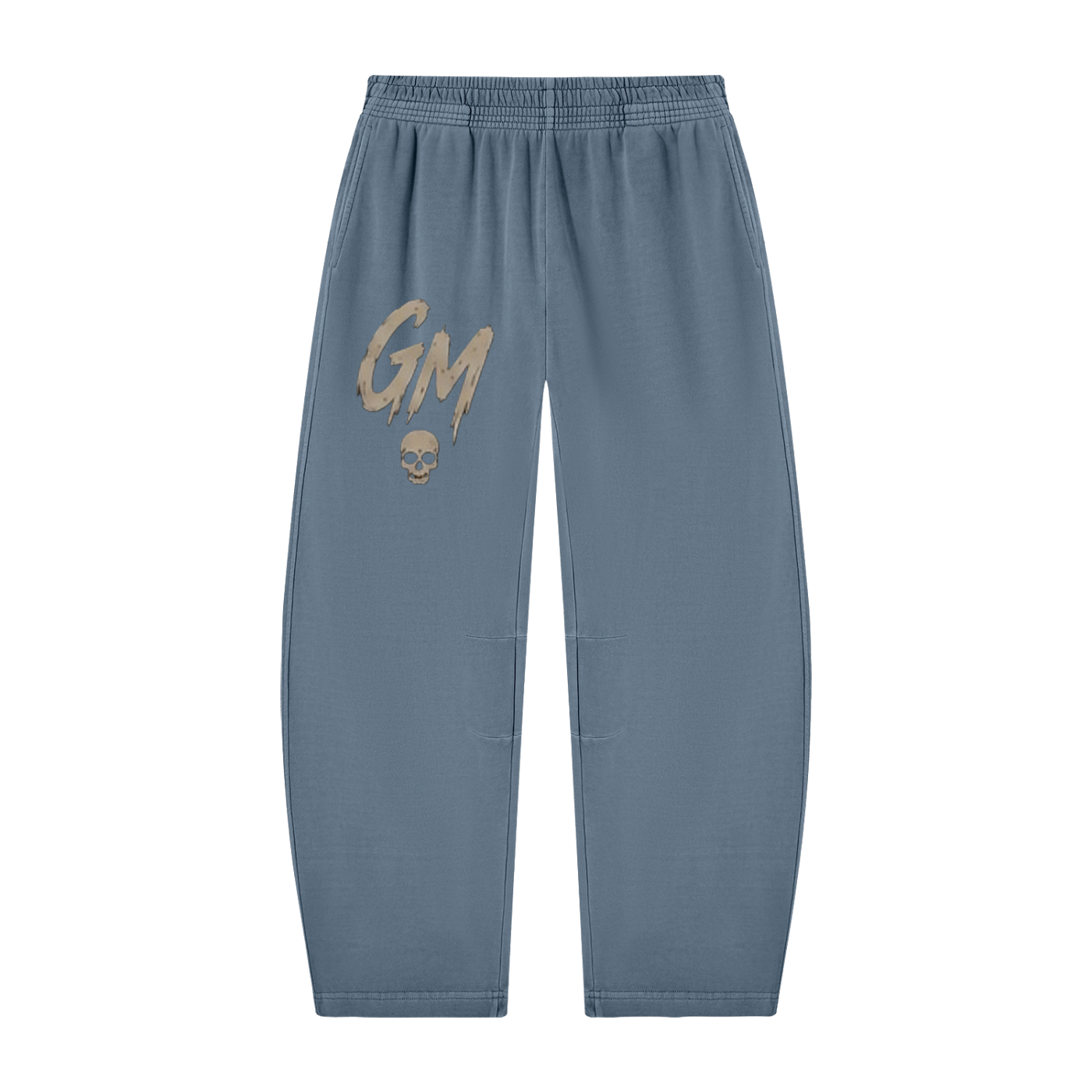 Unisex Vintage Washed Barrel Leg Sweatpants