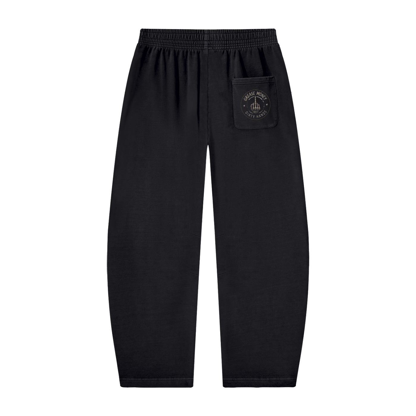 Unisex Vintage Washed Barrel Leg Sweatpants