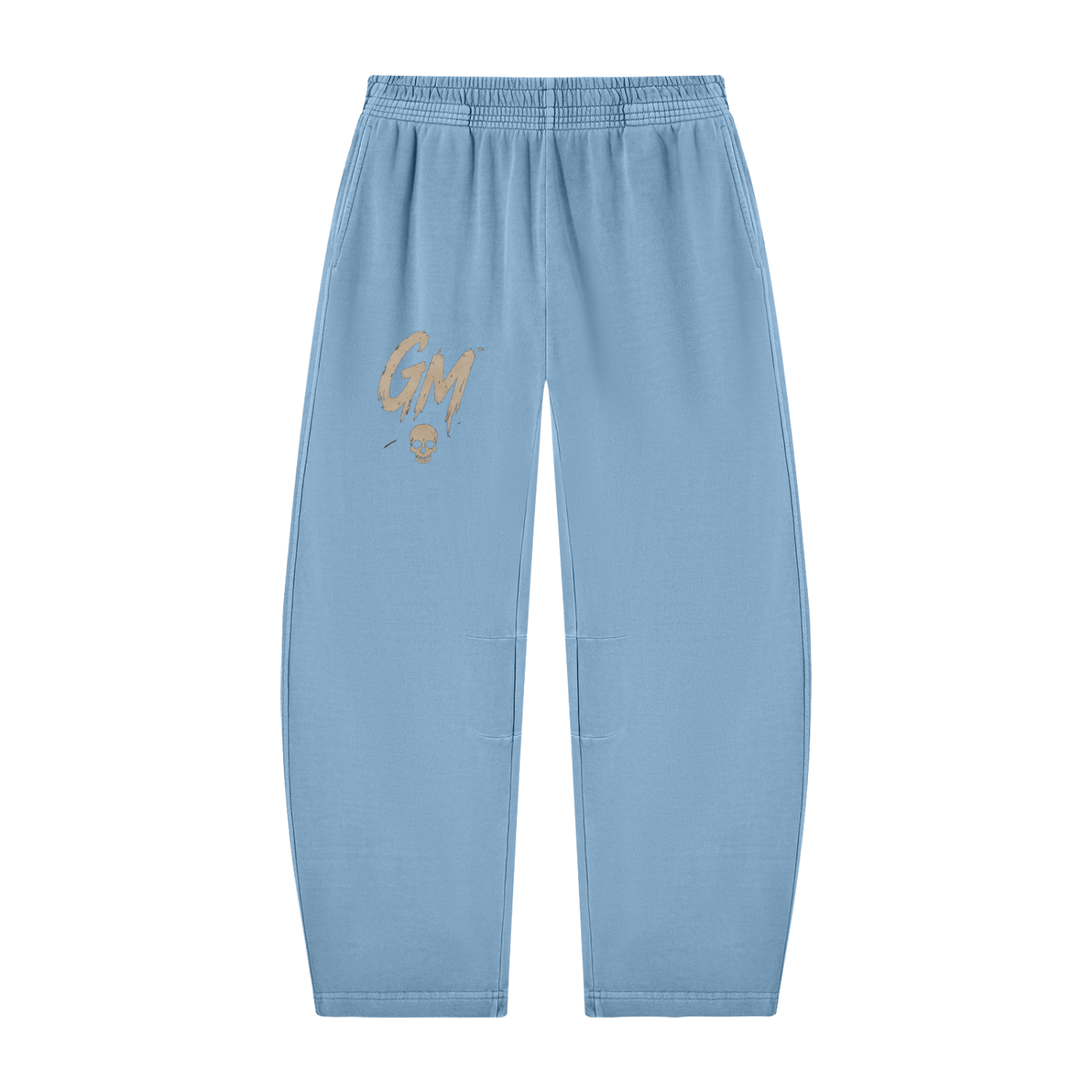 Unisex Vintage Washed Barrel Leg Sweatpants