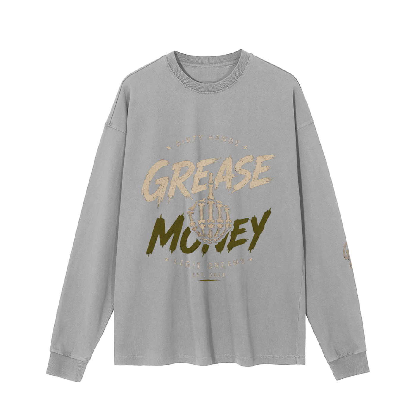 Vintage Washed Long Sleeve T-Shirt