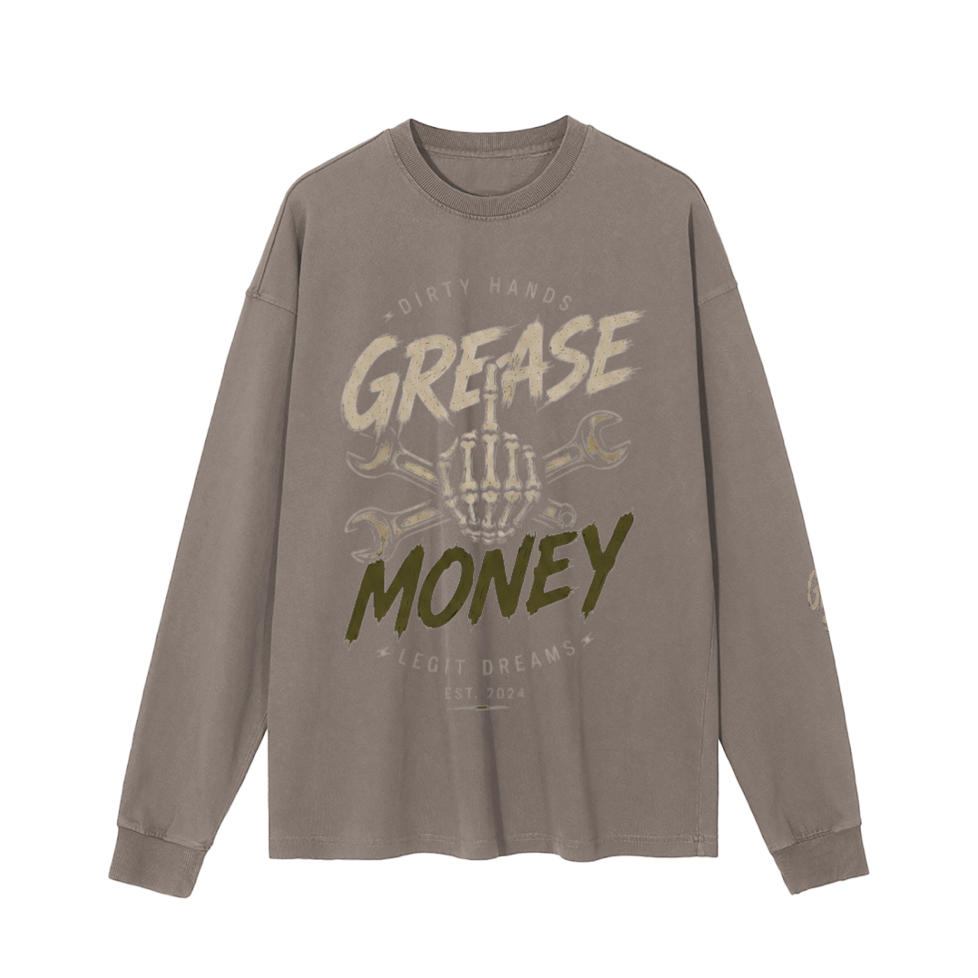 Vintage Washed Long Sleeve T-Shirt