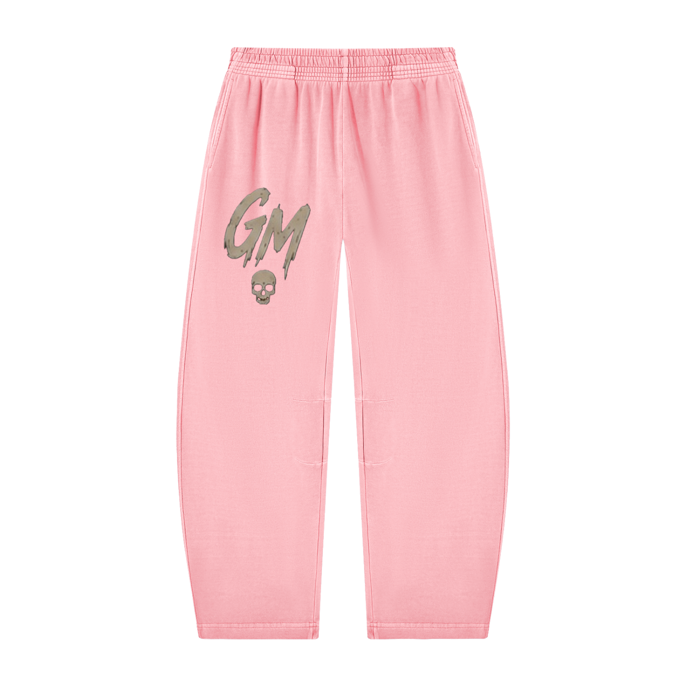 Unisex Vintage Washed Barrel Leg Sweatpants