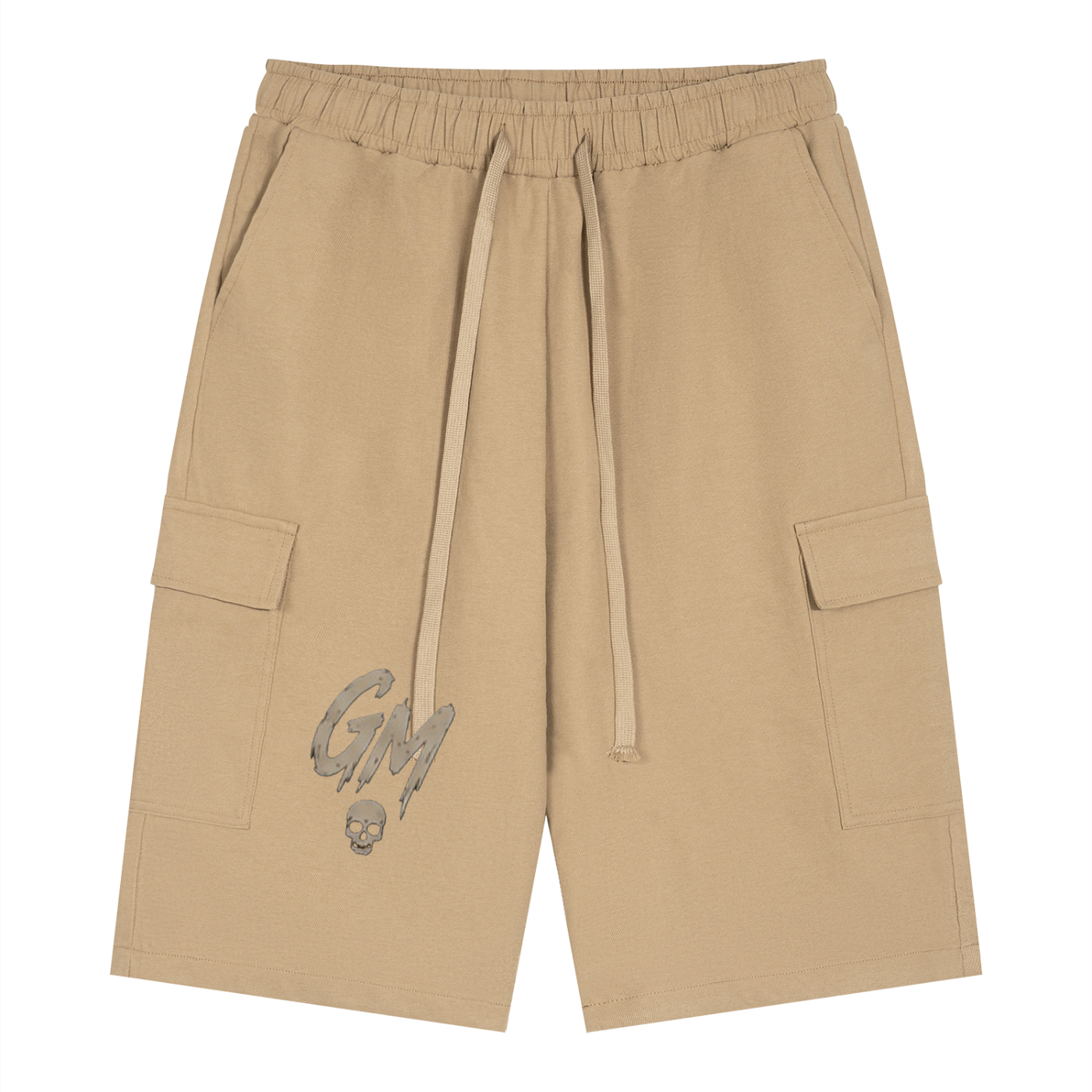 Unisex Drawstring Cargo Shorts