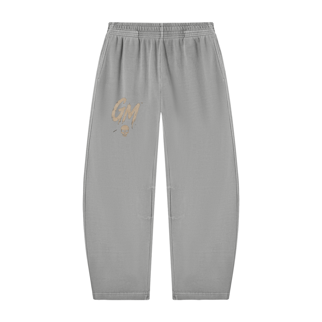 Unisex Vintage Washed Barrel Leg Sweatpants